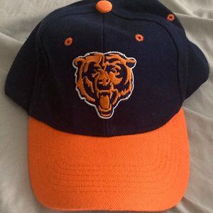 Chicago Bears Hat, Blue Hat, Orange Lid, Bear Logo